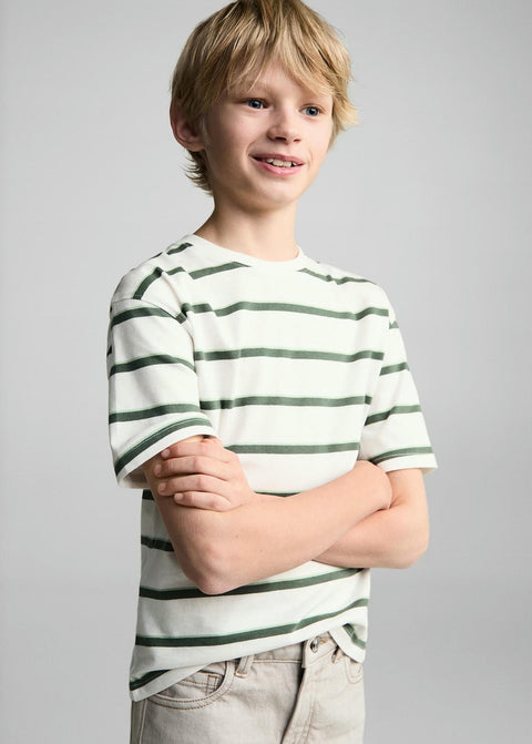 Mango t-shirt fresh in green