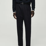 Mango trousers harvard in navy