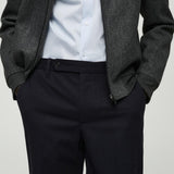 Mango trousers harvard in navy