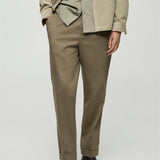 Mango trousers jean in khaki