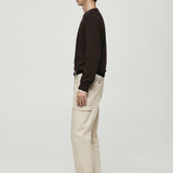 Mango trousers mateo in stone