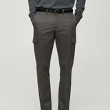 Mango trousers mateo in grey