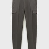 Mango trousers mateo in grey