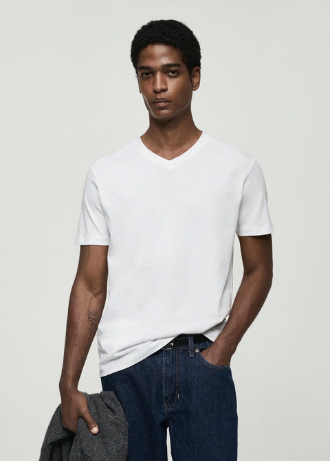 Mango t-shirt chelsea in white