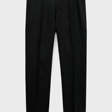 Mango trousers magali in black