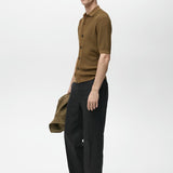 Mango trousers magali in black