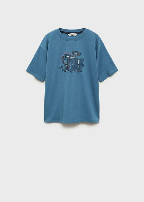 Mango t-shirt surfcy in carpet