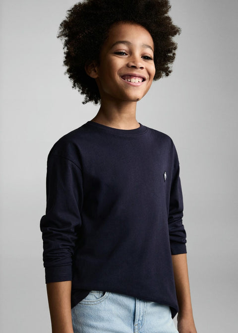 Mango t-shirt grow in navy