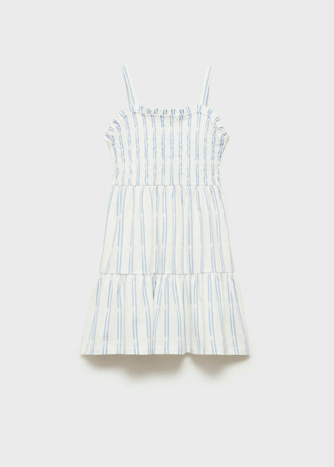 Mango dress berry in off white