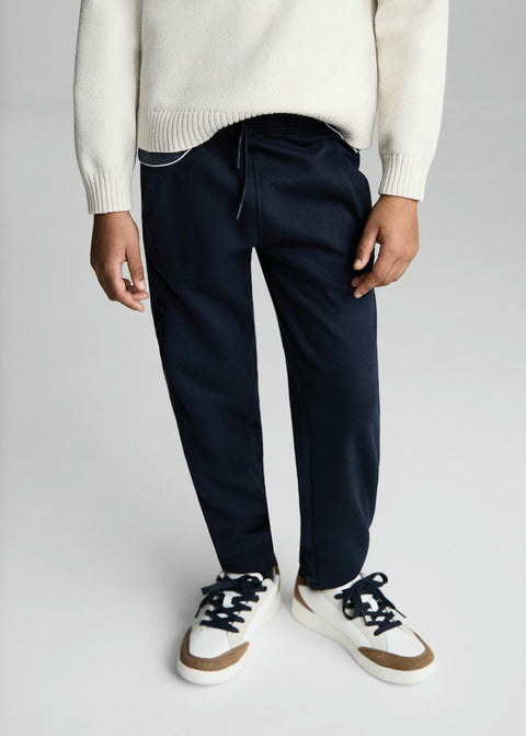 Mango joggers zipper8 in navy