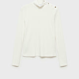 Mango t-shirt betty in off white