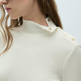 Mango t-shirt betty in off white