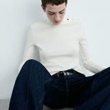 Mango t-shirt betty in off white