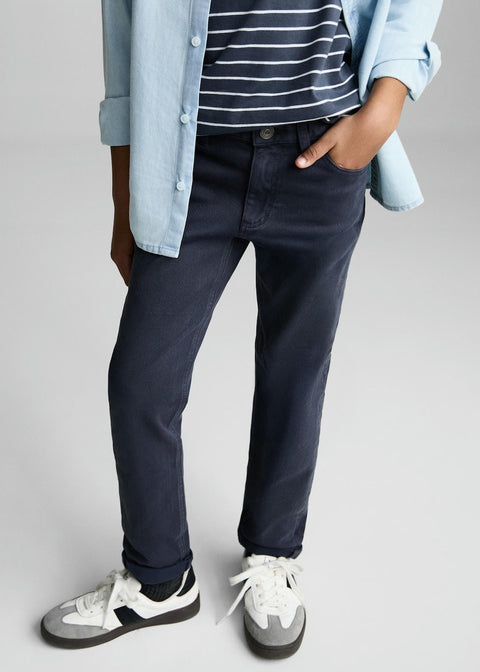 Mango trousers peru7 in navy