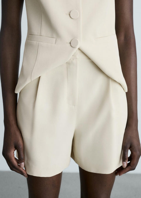 Mango shorts kenny in white