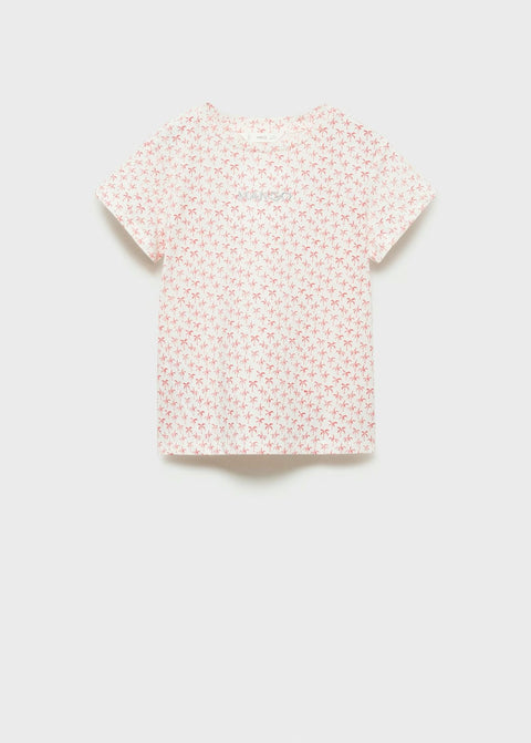Mango t-shirt mngfi in off white
