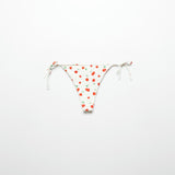 Mango bikini pantie cherry in white