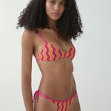 Mango bikini top corfu in fuchsia