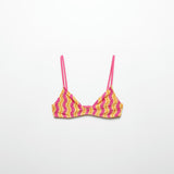 Mango bikini top corfu in fuchsia
