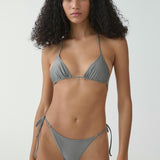 Mango bikini pantie lei in grey