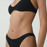 Mango bikini pantie solene in black