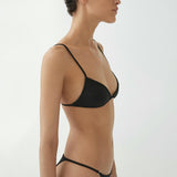 Mango bikini pantie mel in black