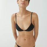 Mango bikini pantie mel in black