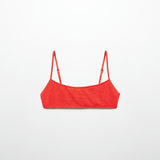 Mango bikini top sifnos in coral