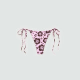 Mango bikini pantie hibiscus in pink