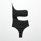 Mango swimsuit ceres in black