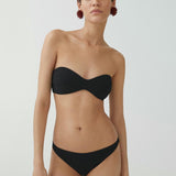 Mango bikini top pami in black