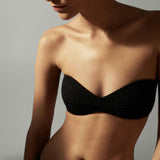 Mango bikini top pami in black