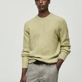 Mango sweater masia in pastel green