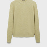 Mango sweater masia in pastel green