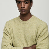 Mango sweater masia in pastel green