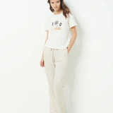 Etam kay - t-shirt mc in ecru