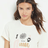 Etam kay - t-shirt mc in ecru