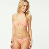 Etam twigy spe - biki ficelle in rose print