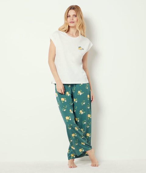 Etam citror - pantalon 7-8 in fir green