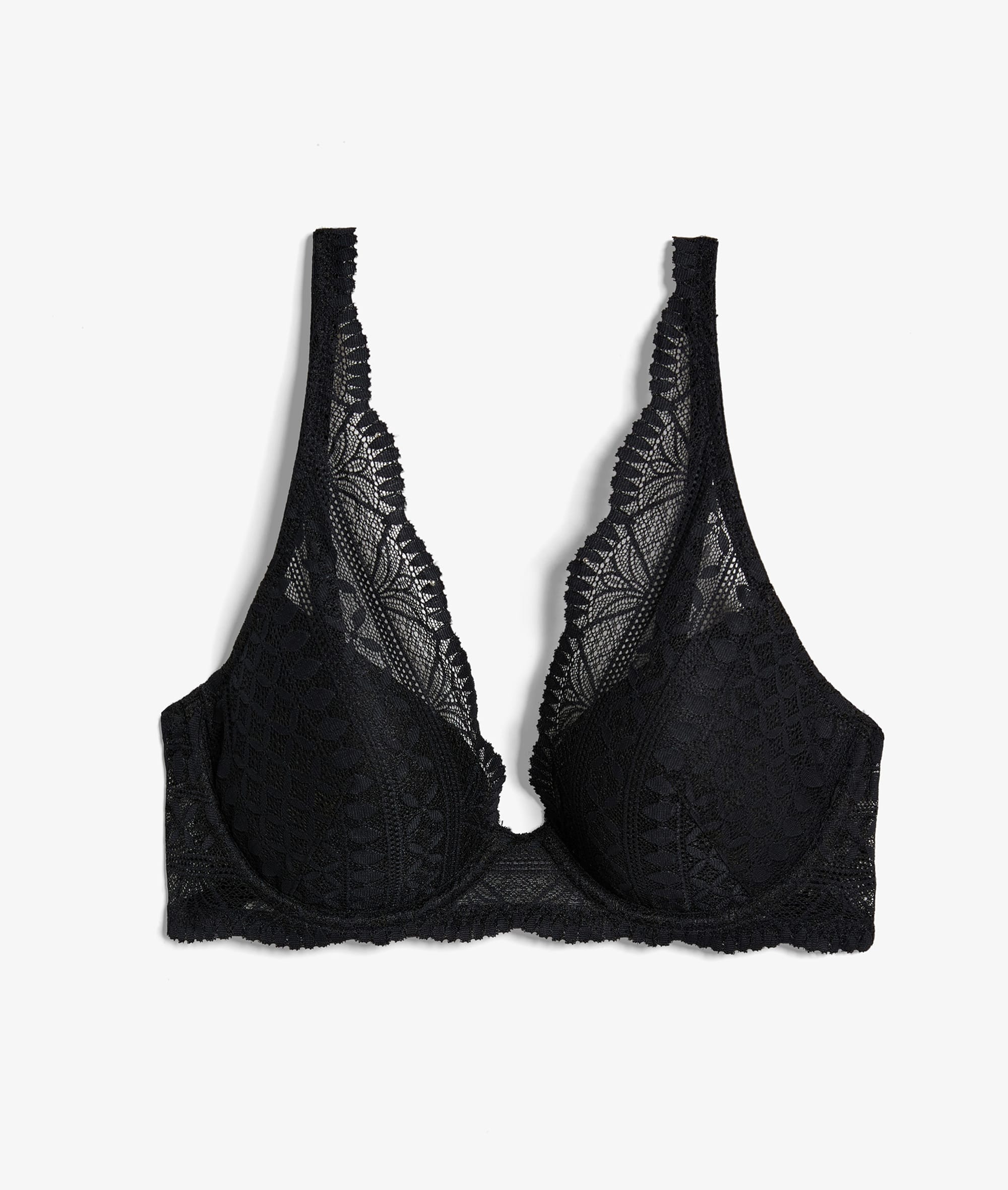 Etam idole n6 triangle bra in black