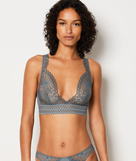 Etam dream N8 triangle bra in anthracite