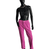 Primark baggy corduroy trouser pants in pink