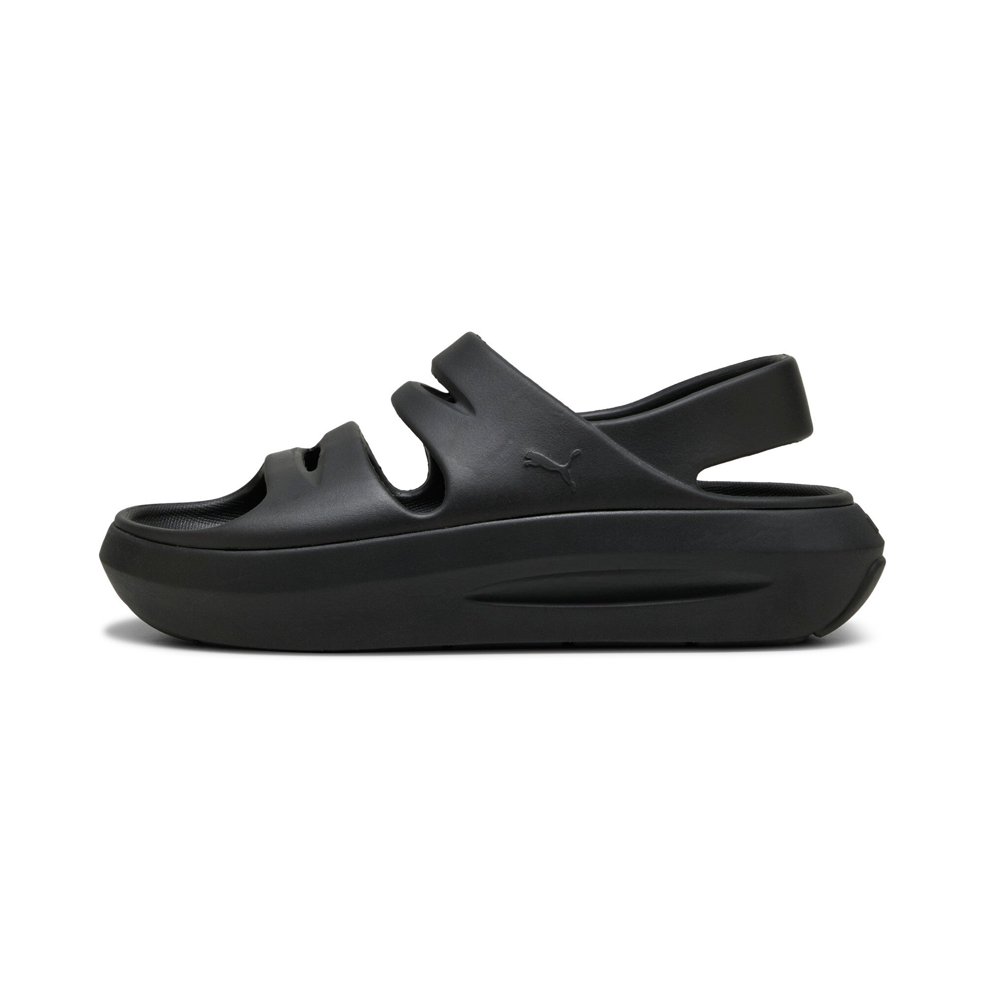Puma flatter sandals in black - Side View 01