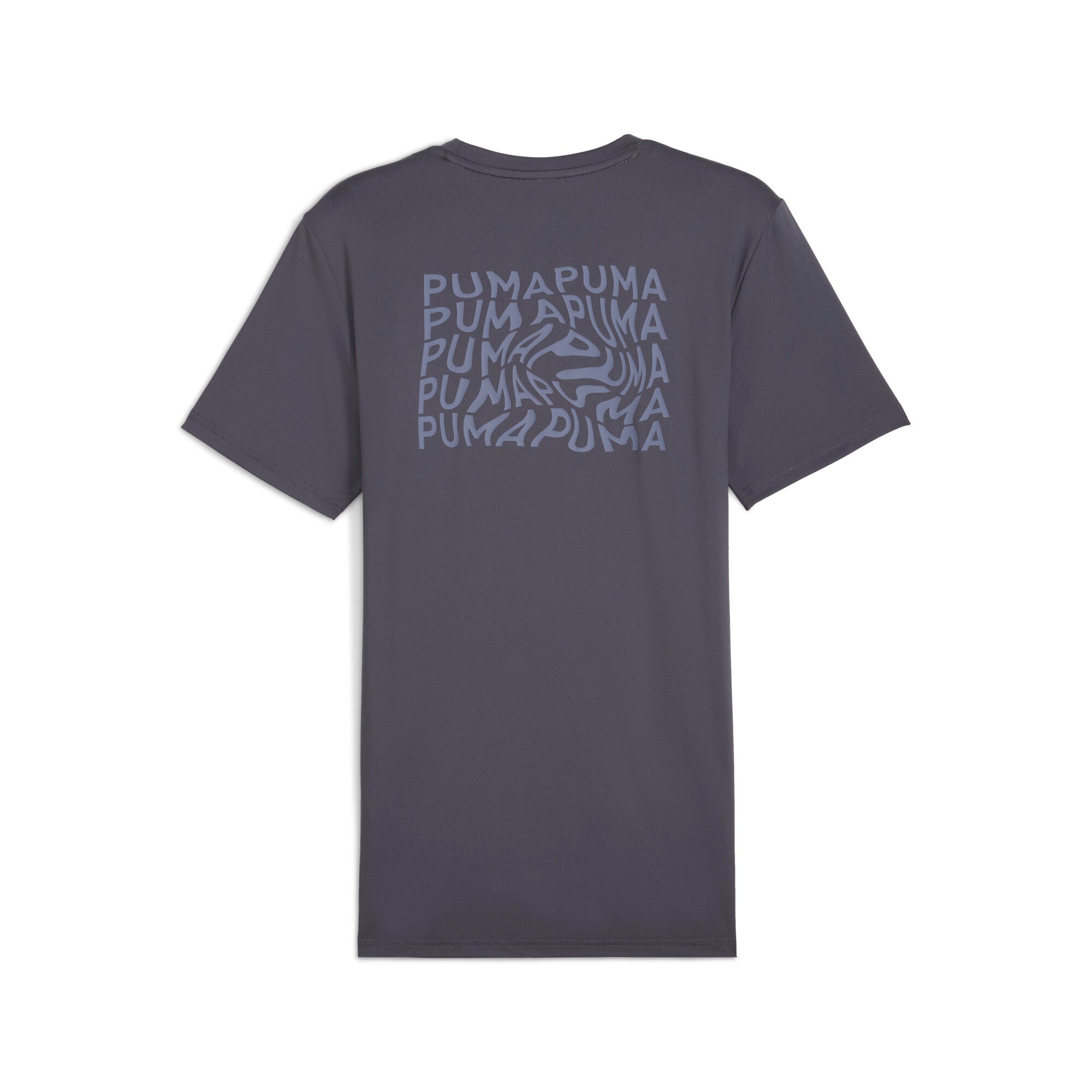 Puma CLOUDSPUN soft branded tee in galactic gray - Back View