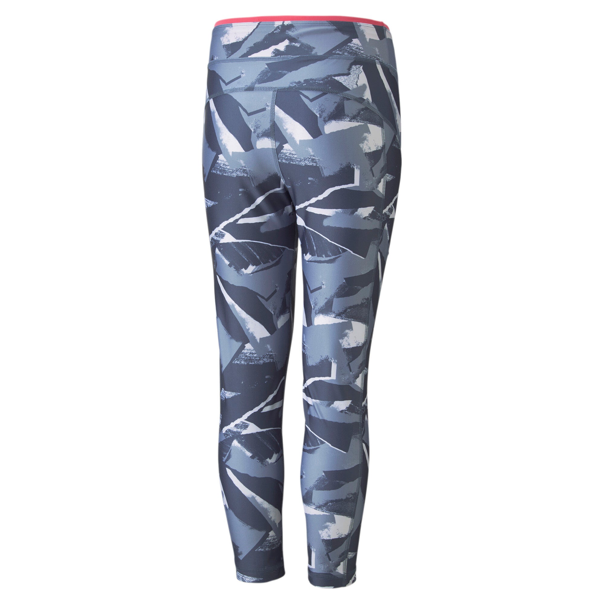 Puma modern sports printed 7/8 tights youth in blue - Back View