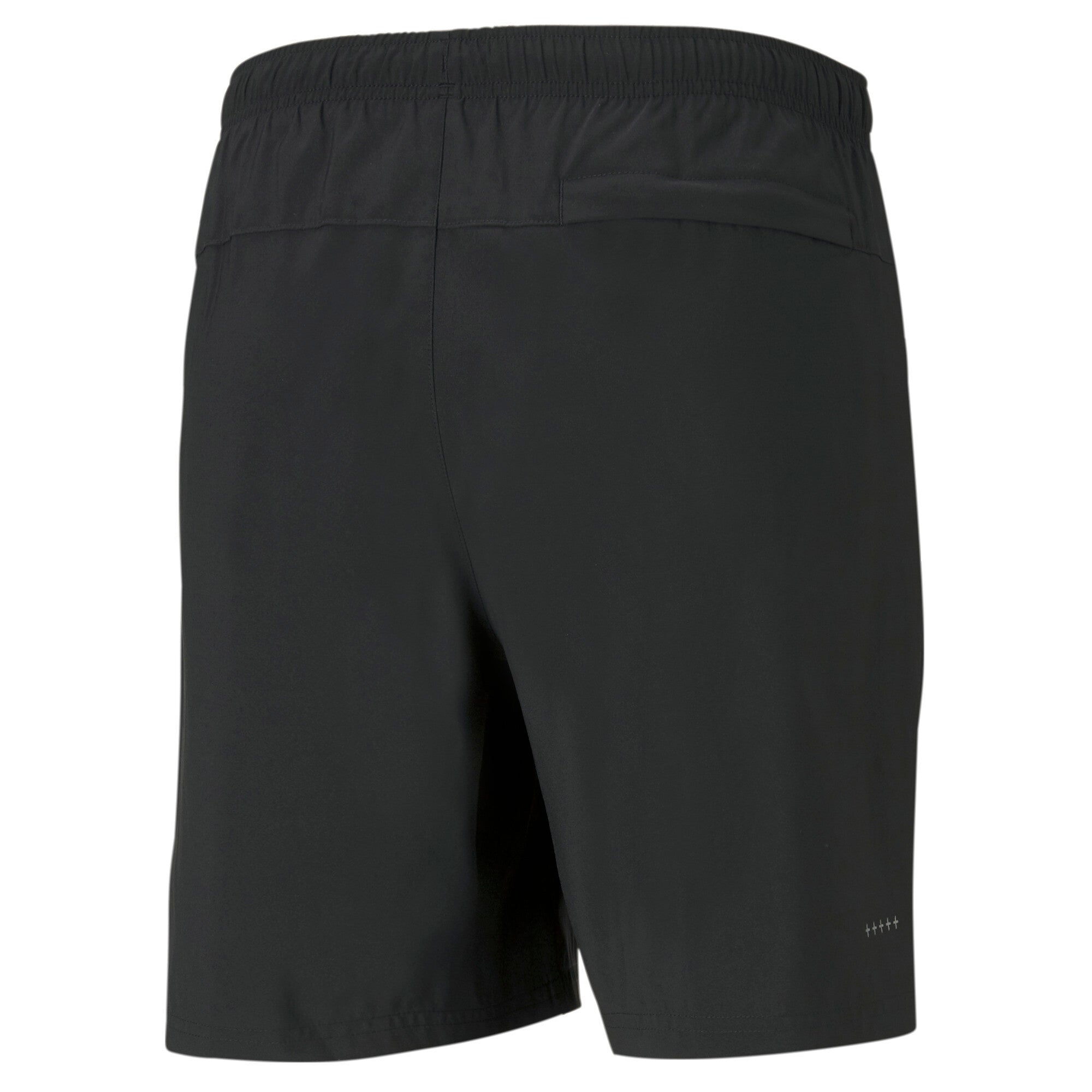 Puma favourite woven 7" session men's running shorts in black - Back View