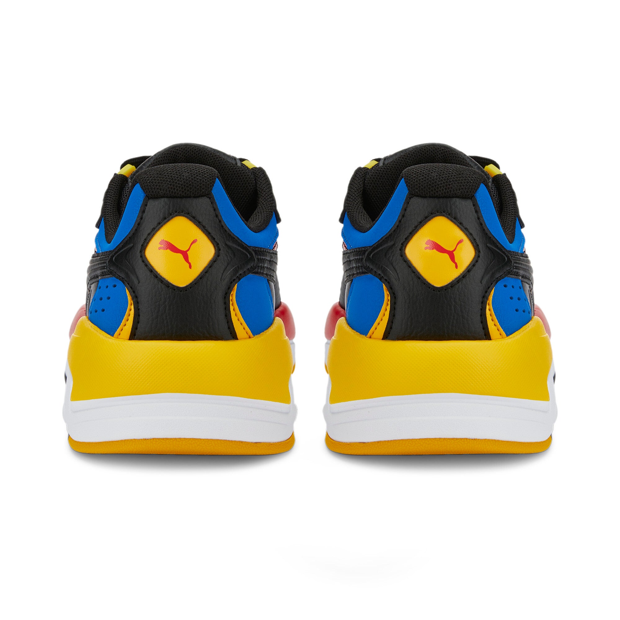 Puma x-ray speed jr puma black-spectra yellow in black - Back View