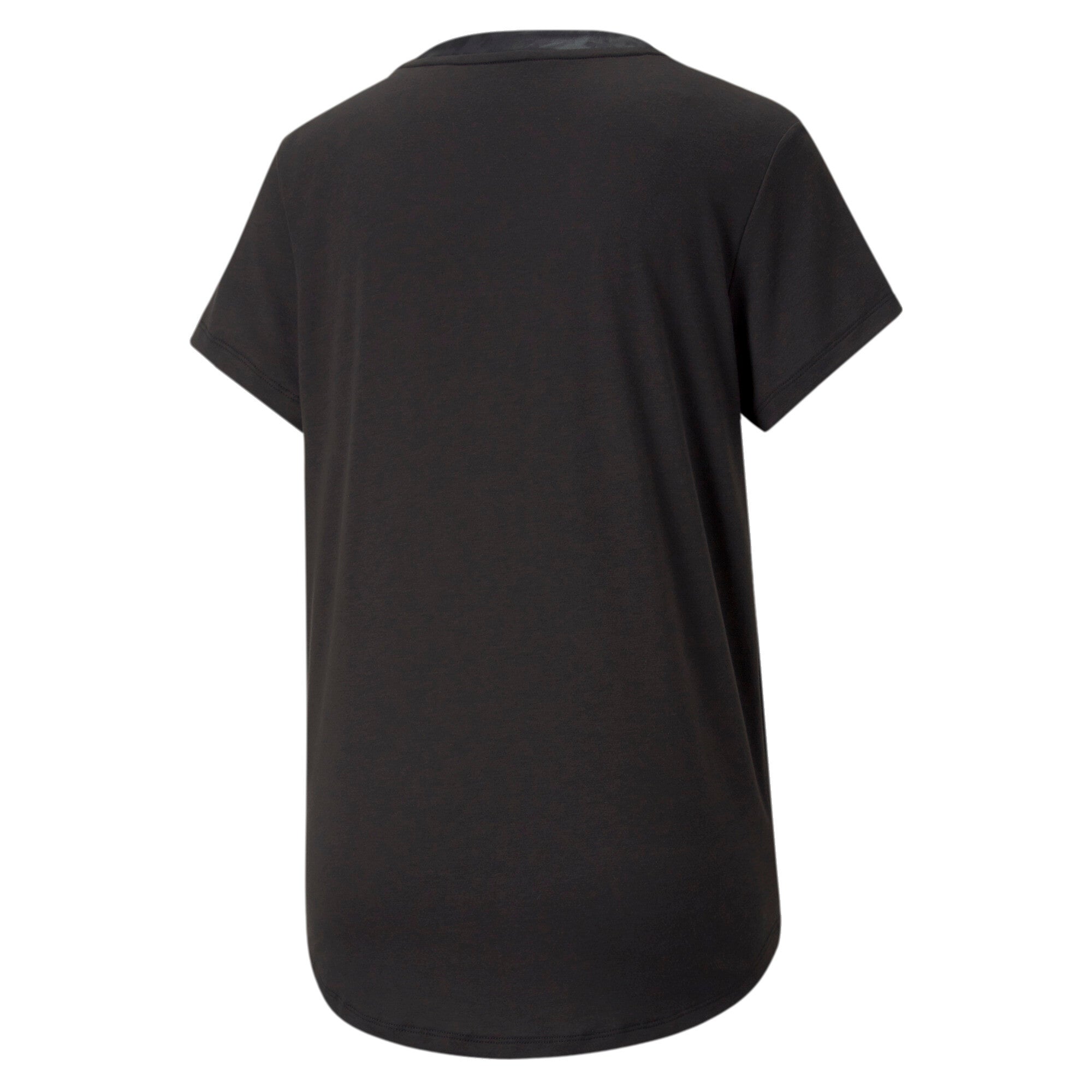 Puma safari glam short sleeve training tee women in black - Back View