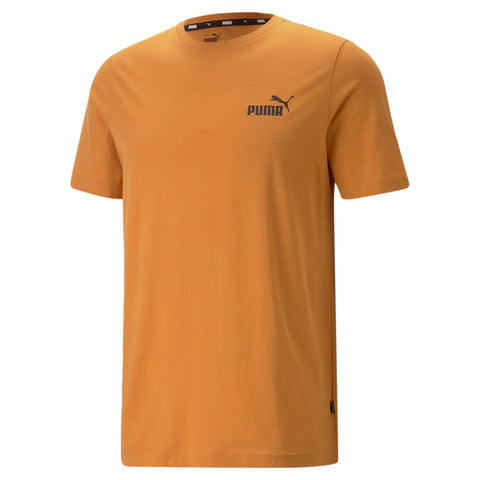 PUMA essentials small logo tee in orange