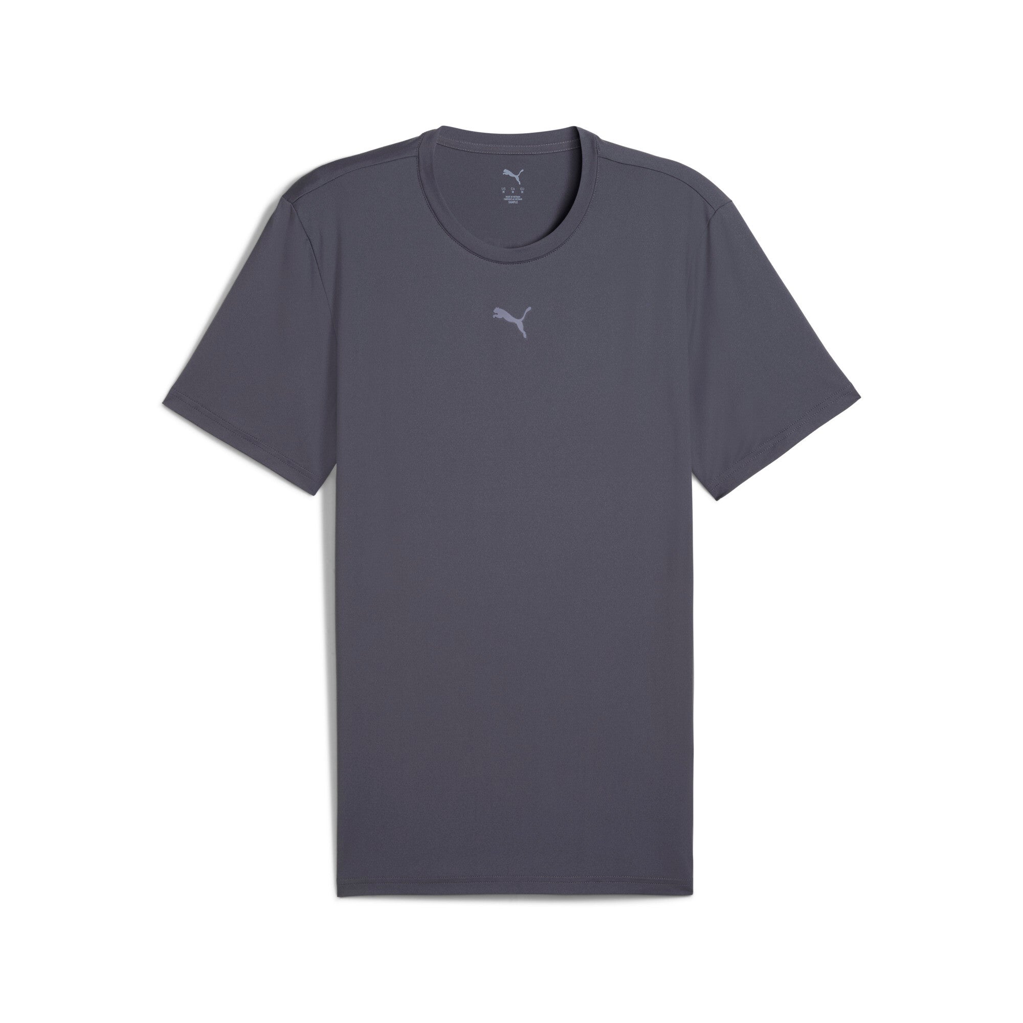 Puma CLOUDSPUN soft branded tee in galactic gray - Front View